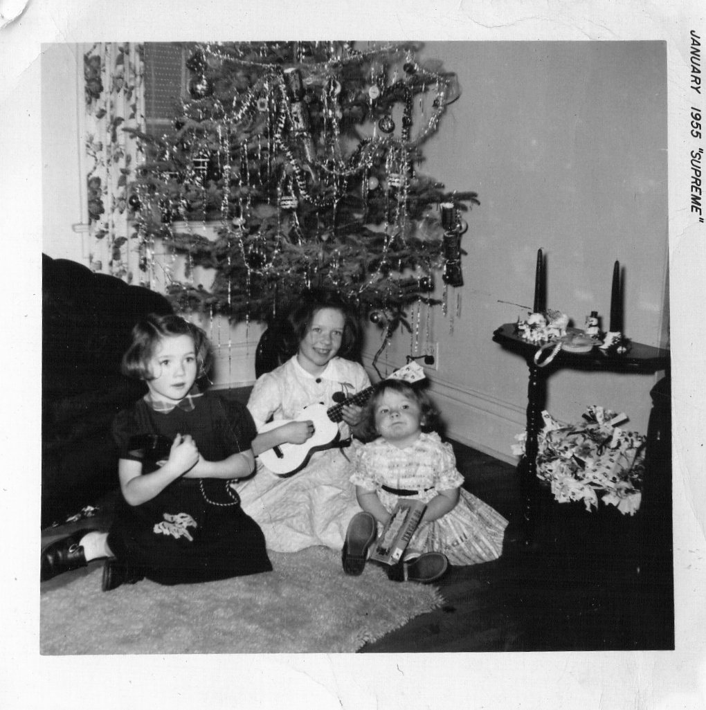 Christmas 1954 at Nana Billie and Poppa Horace’s